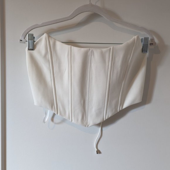 White Strapless Corset Top - BNWOT (CARLIE TOP WHITE) - Picture 10 of 10